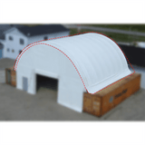 White 610 GSM PVC Replacement Main Cover for 40' × 40' × 15' Container Shelter
