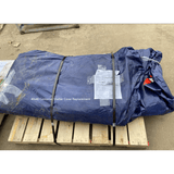 White 300 GSM PE Replacement Cover for 20'-Wide Container Shelters