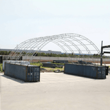 60' × 40' × 15' Double-Truss Container Canopy Shelter