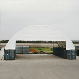 60' × 40' × 15' Double-Truss Container Canopy Shelter