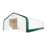 Gold Mountain 20' × 33' × 16' Double-Truss Storage Shelter with Dual Roll-Up Doors