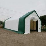 Gold Mountain 20' × 40' × 16' Double-Truss Storage Shelter with Dual Roll-Up Doors