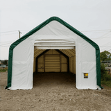 Gold Mountain 20' × 40' × 16' Double-Truss Storage Shelter with Dual Roll-Up Doors