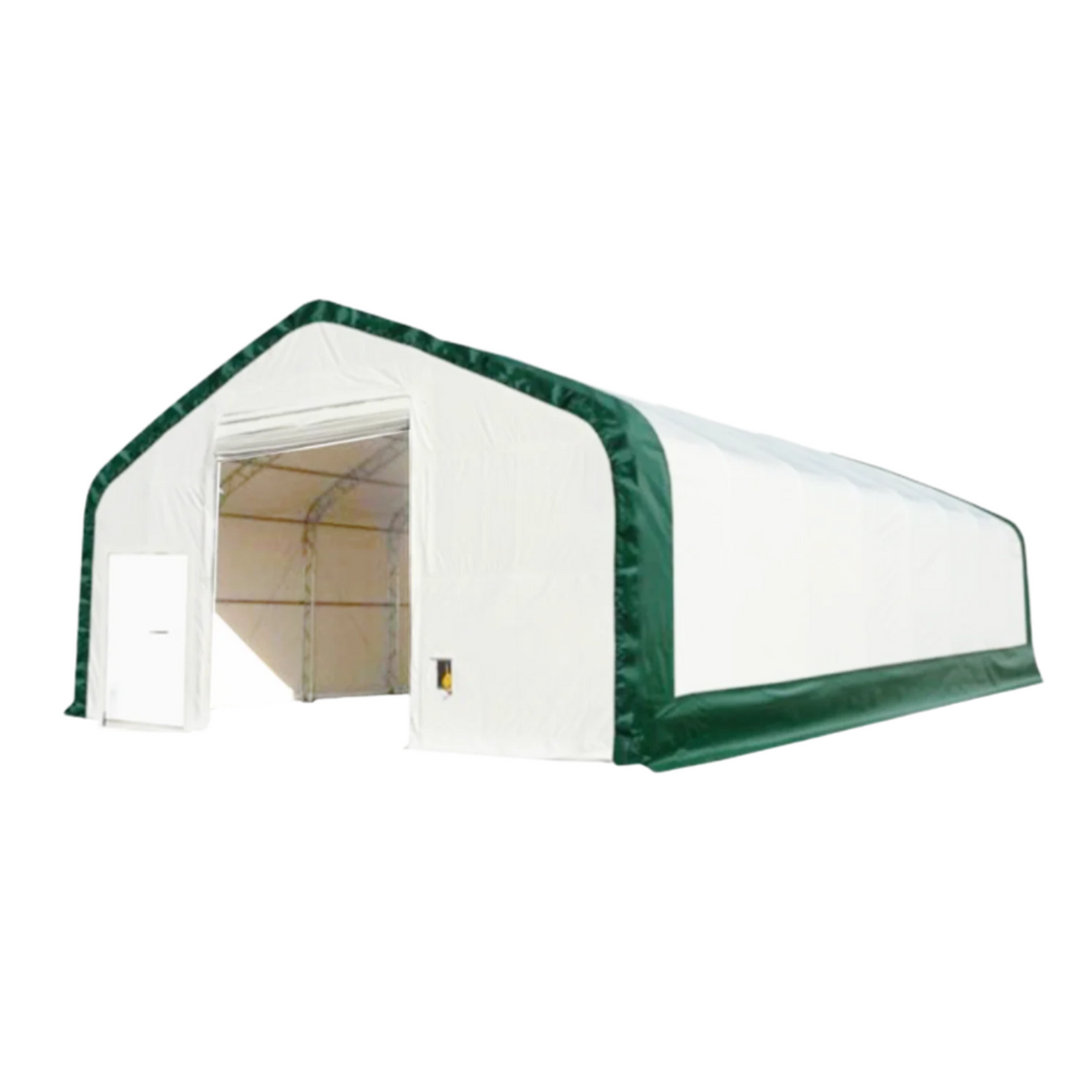 Gold Mountain 30' × 80' × 20' Double-Truss Storage Shelter with Dual Roll-Up Doors