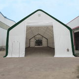 Gold Mountain 30' × 80' × 20' Double-Truss Storage Shelter with Dual Roll-Up Doors