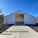 Gold Mountain 50' × 80' × 23' Double-Truss Storage Shelter with Dual Roll-Up Doors