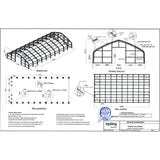 50' × 100' × 23' Double-Truss Storage Shelter
