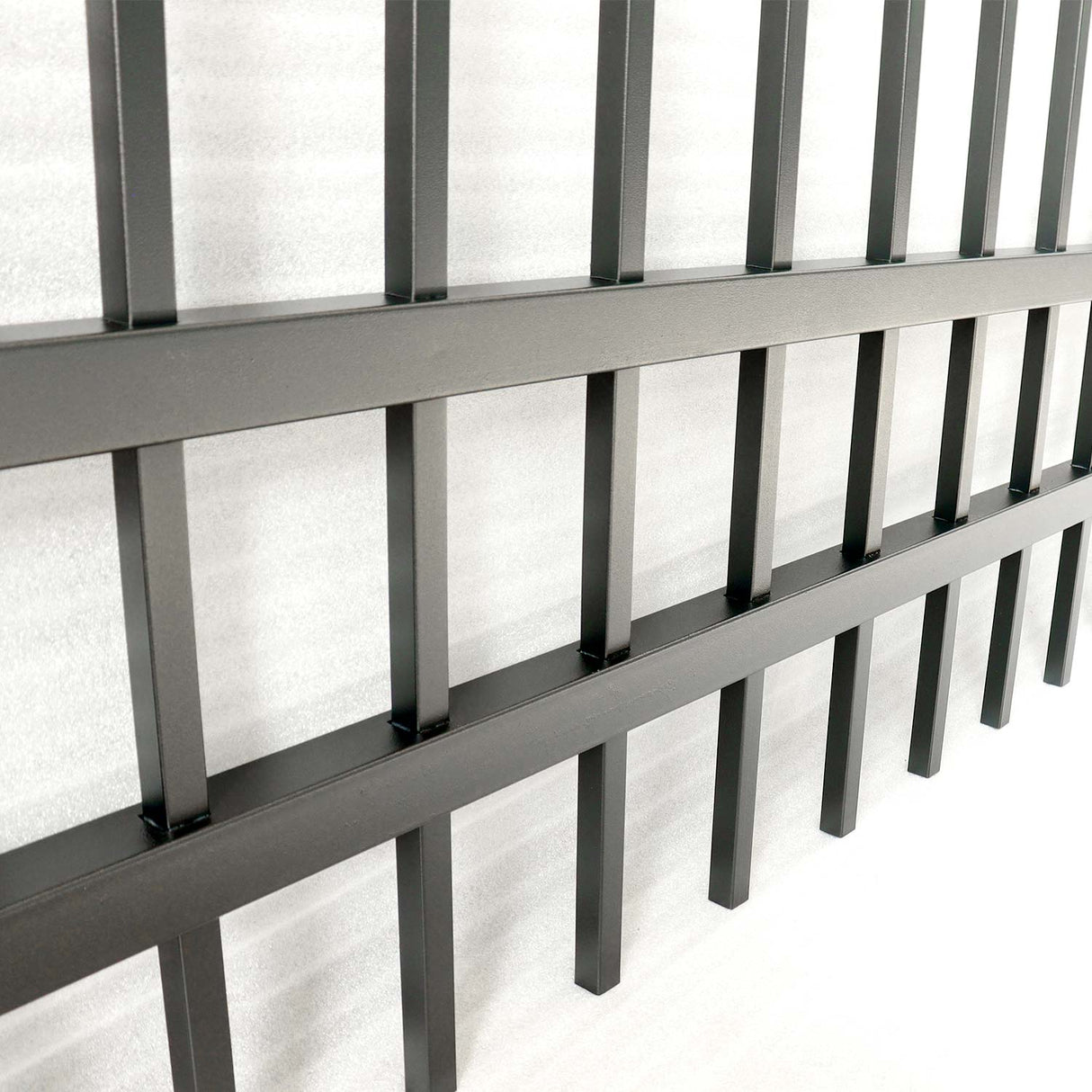 Greatbear 300 Linear Ft. Galvanized-Steel 4-Rail Fence Package – 30 Panels