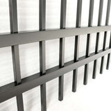 Greatbear 300 Linear Ft. Galvanized-Steel 4-Rail Fence Package – 30 Panels
