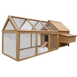 Wooden Chicken Coop with egg case house