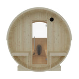 Helsinki Finnish Barrel Sauna with Terrace and WiFi Heater - Finnish Sauna Builders