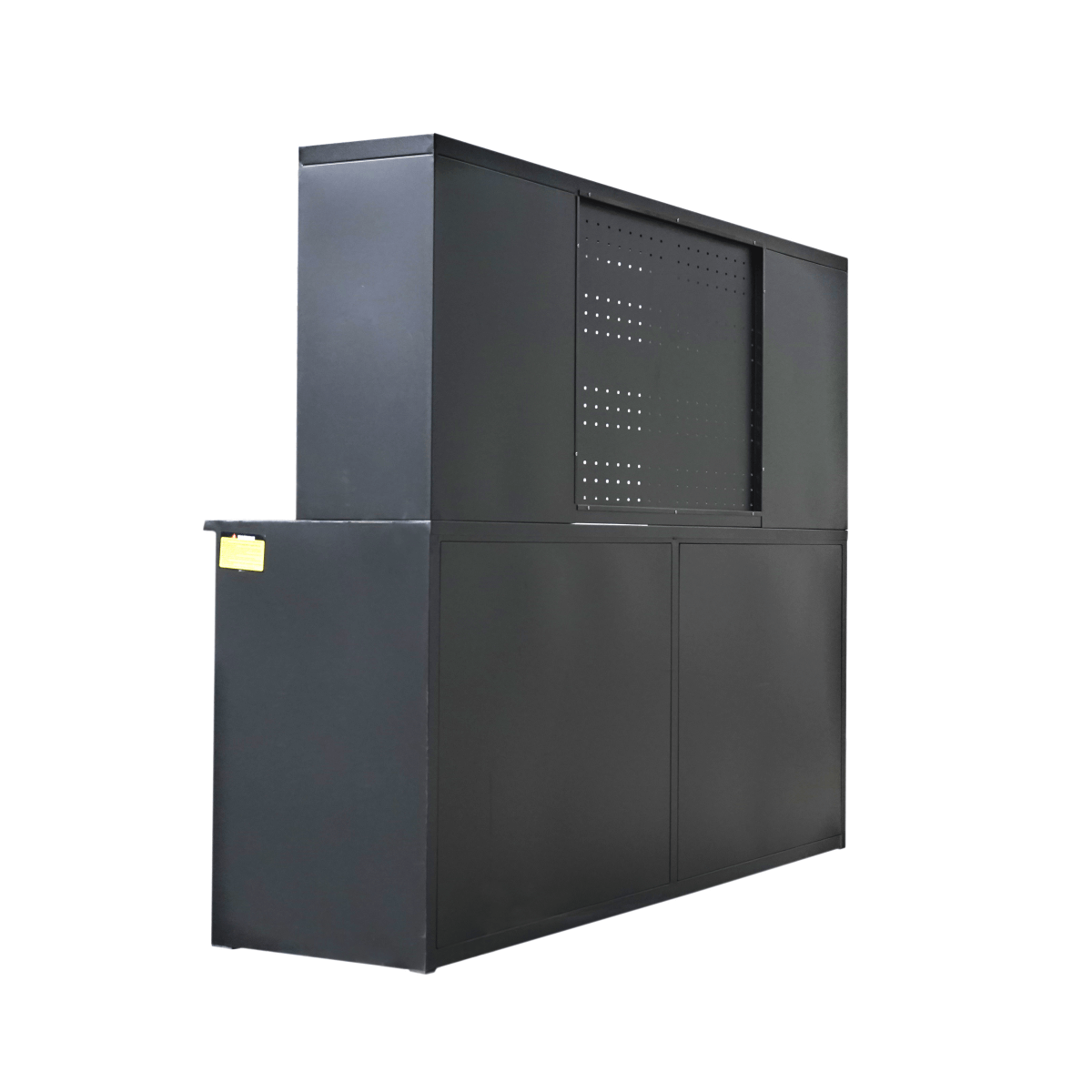 7' Heavy-Duty Garage Workbench Cabinet with 18 Drawers, 4 Cabinets & Pegboard