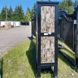 20' × 8' Powder-Coated Iron Dual-Swing Driveway Gate with Deer Motif