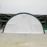 Gold Mountain 30' × 85' × 15' Single-Truss Arch Storage Shelter with Dual Pull-Up Doors