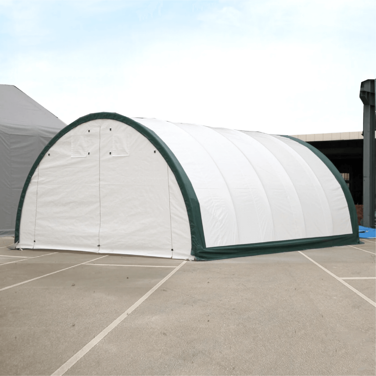 Gold Mountain 20' × 30' × 12' Reinforced Single-Truss Storage Shelter