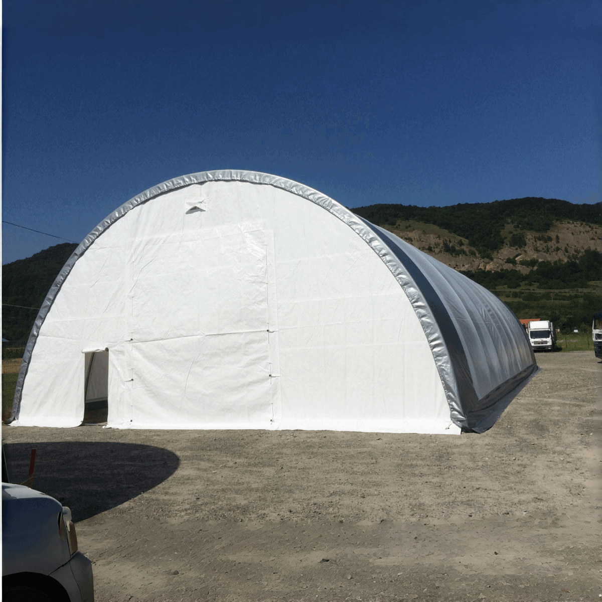 Chery Industrial 40' × 80' × 20' Single-Truss Arch Storage Shelter