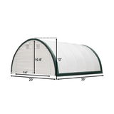 20' × 30' × 12' Single-Truss Arch Storage Shelter