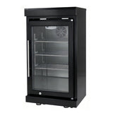 20" Insulated Outdoor Cooler Cabinet with Lockable Door – Black