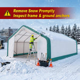 Gold Mountain 20' × 20' × 12' Single-Truss Storage Shelter