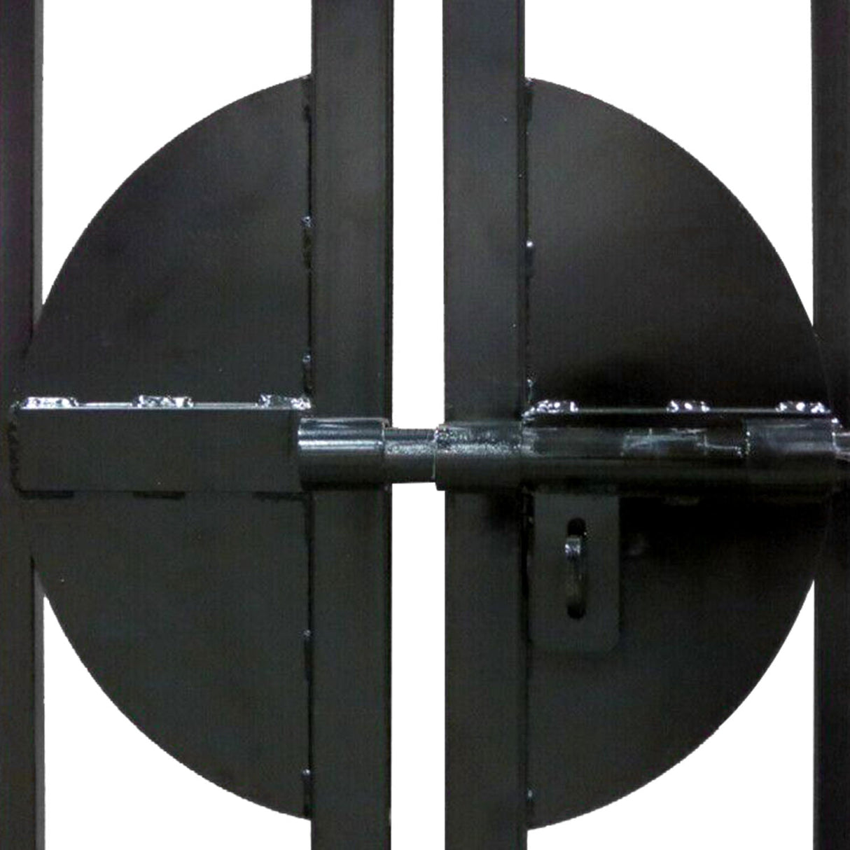 20' Galvanized-Steel Dual-Swing Farm Driveway Gate with Posts, Hinges & Lock