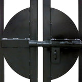 20' Galvanized-Steel Dual-Swing Farm Driveway Gate with Posts, Hinges & Lock