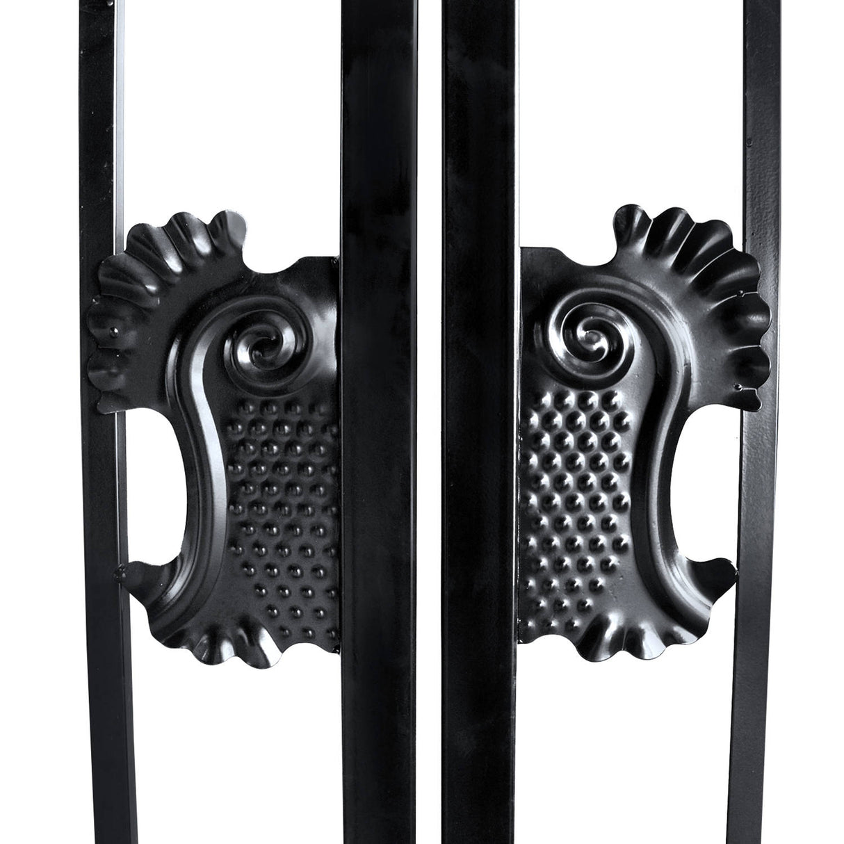 18' × 8' Heavy-Duty Steel Dual-Swing Driveway Gate