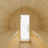 Tampere Finnish Barrel Sauna with WiFi Heater - Finnish Sauna Builders
