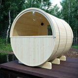 Tampere Finnish Barrel Sauna with WiFi Heater - Finnish Sauna Builders
