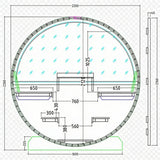 Tampere Finnish Barrel Sauna with WiFi Heater - Finnish Sauna Builders