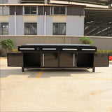 87" Heavy-Duty Adjustable Welding Work Table