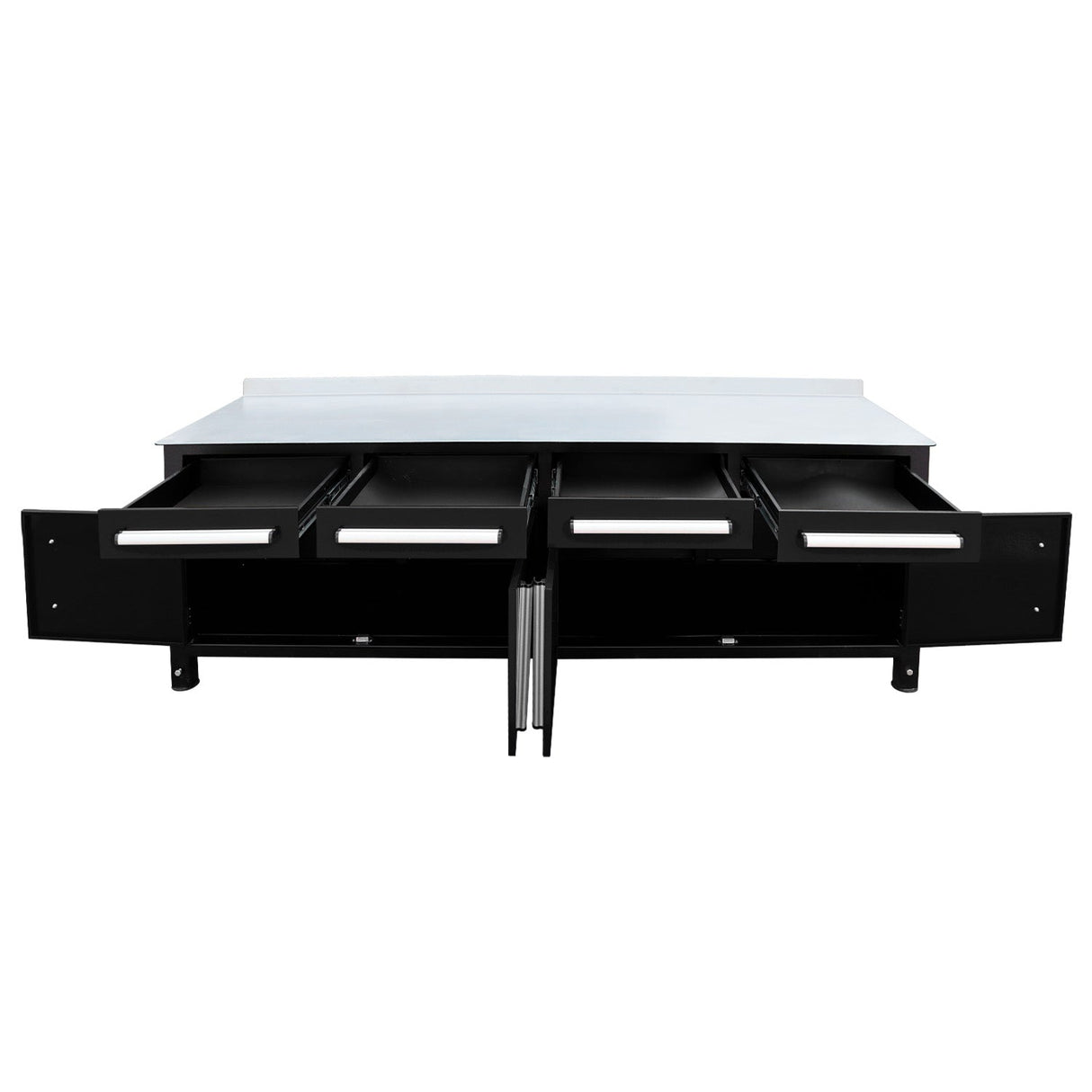 87" Heavy-Duty Adjustable Welding Work Table