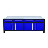 87" Heavy-Duty Adjustable Welding Work Table