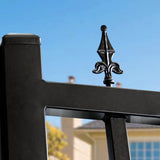 16' × 8' Minimalist Dual-Swing Metal Driveway Gate
