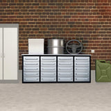 7' Heavy-Duty Garage Workbench Cabinet with 20 Drawers
