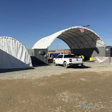 20' × 40' Shipping-Container Canopy Shelter