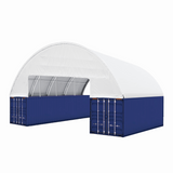 60' × 40' × 15' Double-Truss Container Canopy Shelter