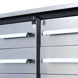 7' Heavy-Duty Garage Workbench Cabinet with 20 Drawers
