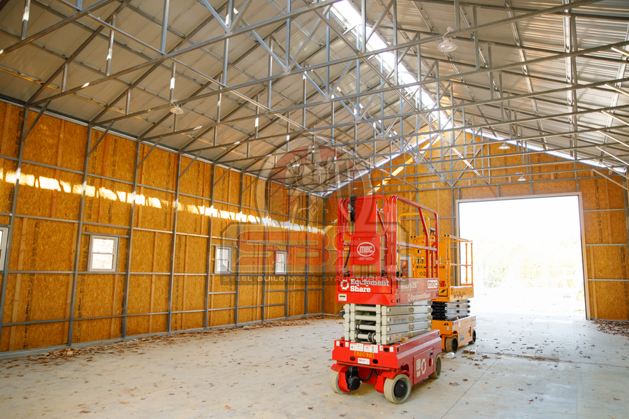 40x61x16 clear-span custom garage