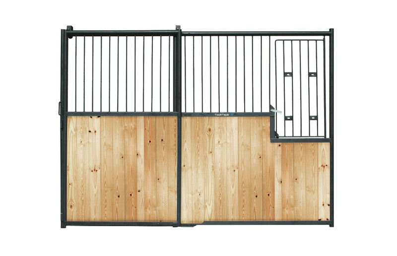 Tarter Sentinel stall front shown with optional lumber infill