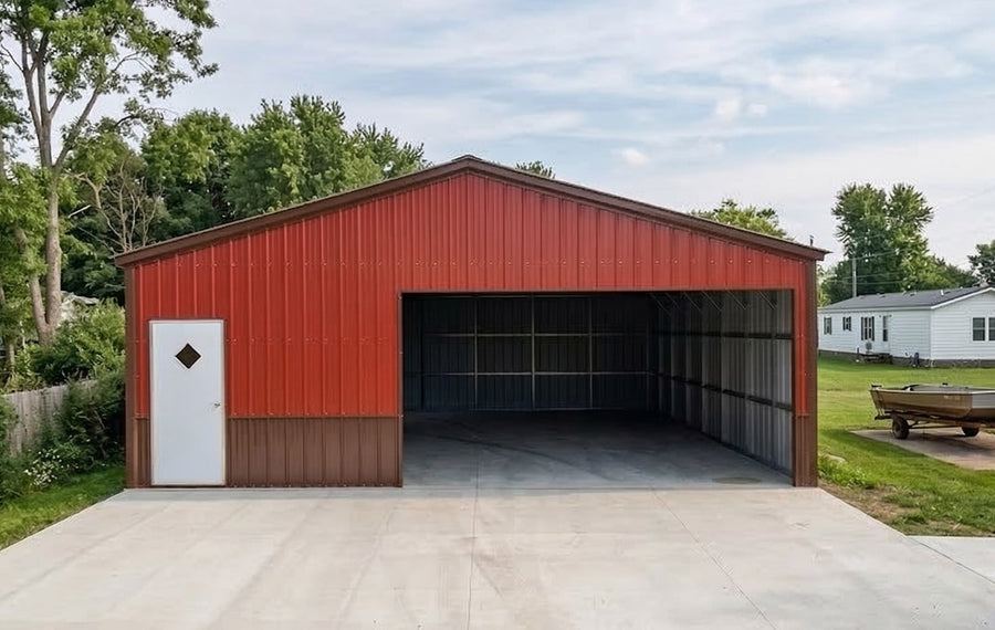 26x40x9 2-car garage