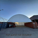 40' × 40' × 15' Double-Truss Shipping-Container Canopy Shelter
