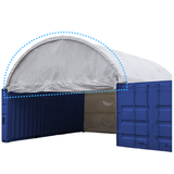 Half Front Panel for 40' × 40' × 13' Container Shelter