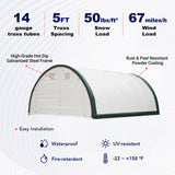 Gold Mountain 20' × 30' × 12' Reinforced Single-Truss Storage Shelter
