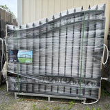 16' × 8' Minimalist Dual-Swing Metal Driveway Gate