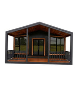 30' Tiny Home Complete Package with Deck, Glass Front & Premium Upgrades