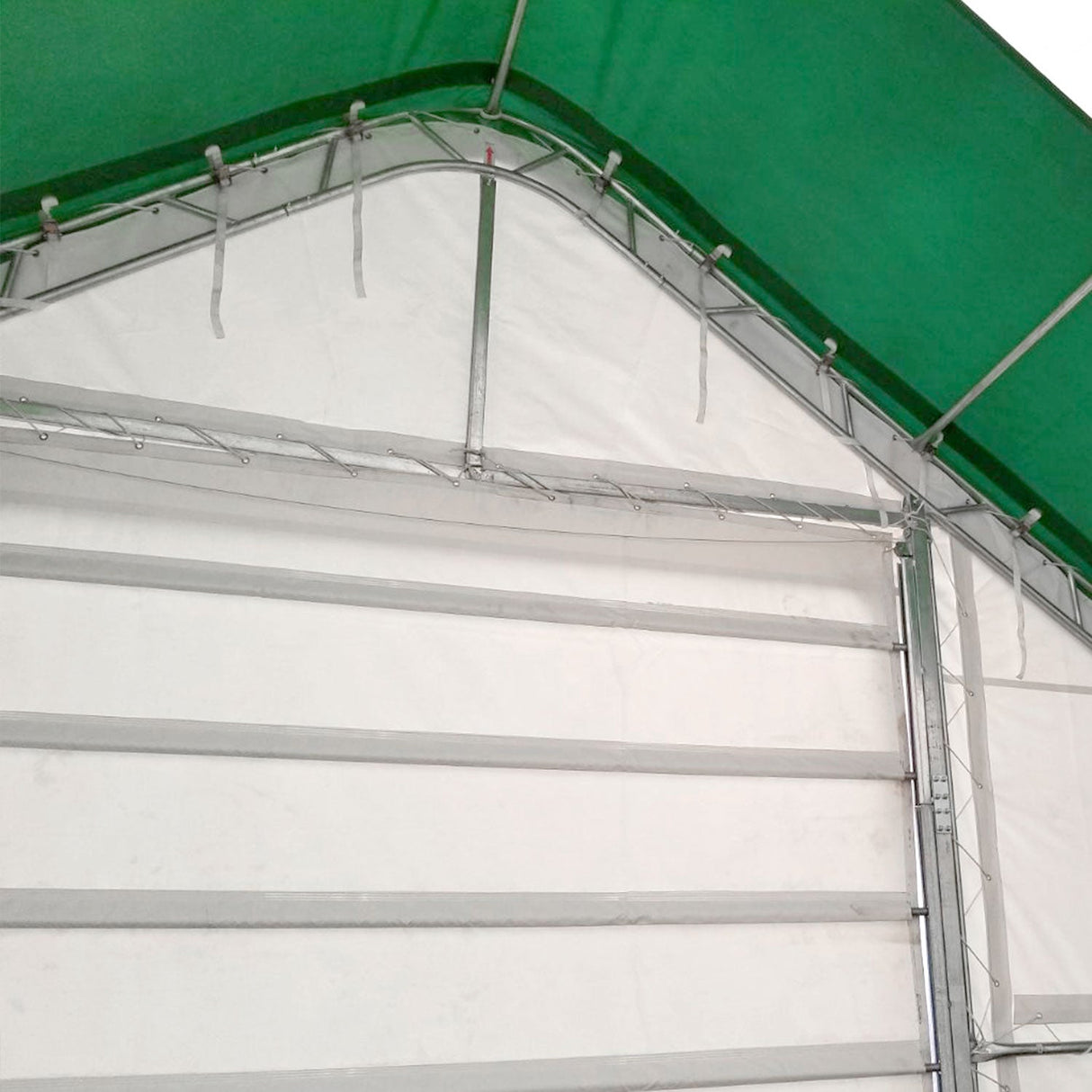 Gold Mountain 30' × 80' × 20' Double-Truss Storage Shelter with Dual Roll-Up Doors
