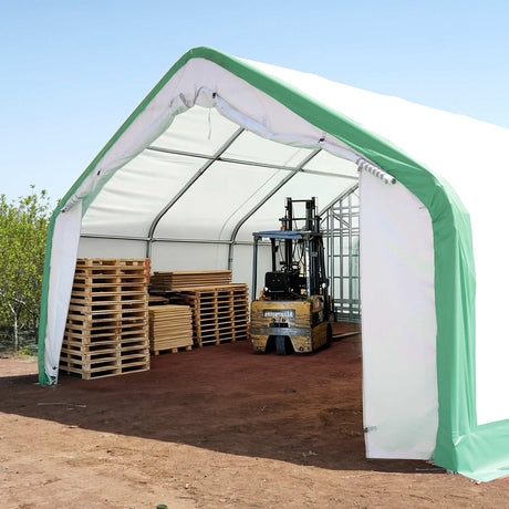 Gold Mountain 20' × 20' × 12' Single-Truss Storage Shelter