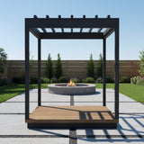 ThermaSol Nordic Misty Wood Pergola – Made to Order